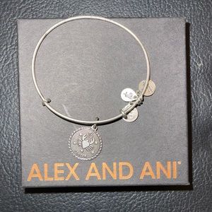 Alex and Ani Rafaelian Silver Zodiac Charm bracelet